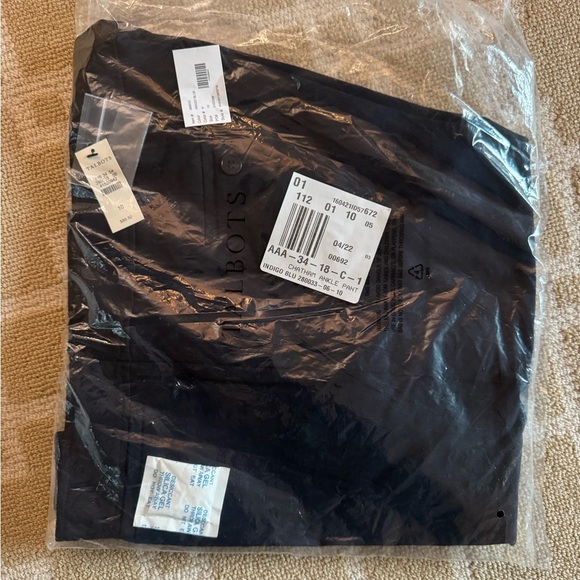 NWT Talbots High Rise Chatham Ankle Pants Slim Leg Stretch Indigo Blue Size 10 - Picture 4 of 7